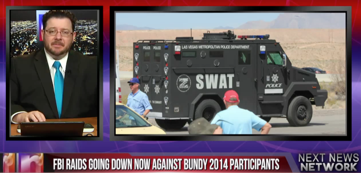 Image: BREAKING: FBI Swat raids against Bundy supporters happening now! (Video)