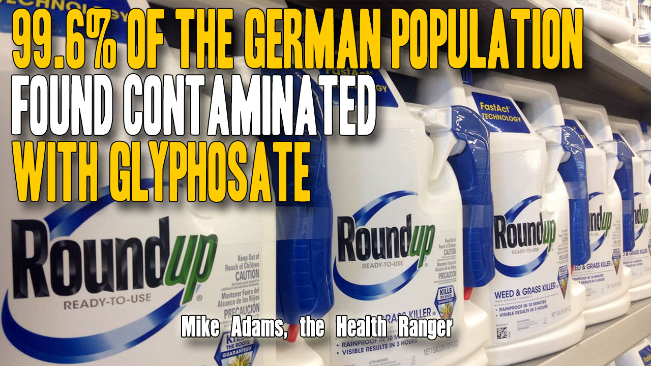 Image: 99.6% of the German population found contaminated with glyphosate (Audio)