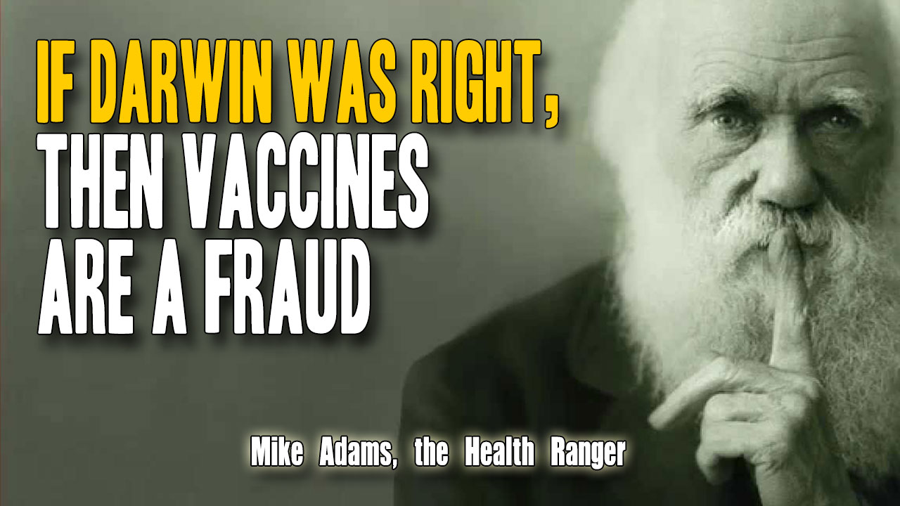 Image: If Darwin was right, then vaccines are a fraud (Audio)