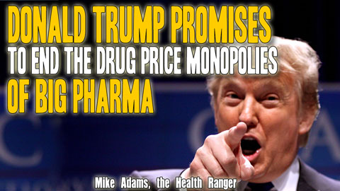 Image: Donald Trump promises to end the drug price monopolies of Big Pharma (Audio)