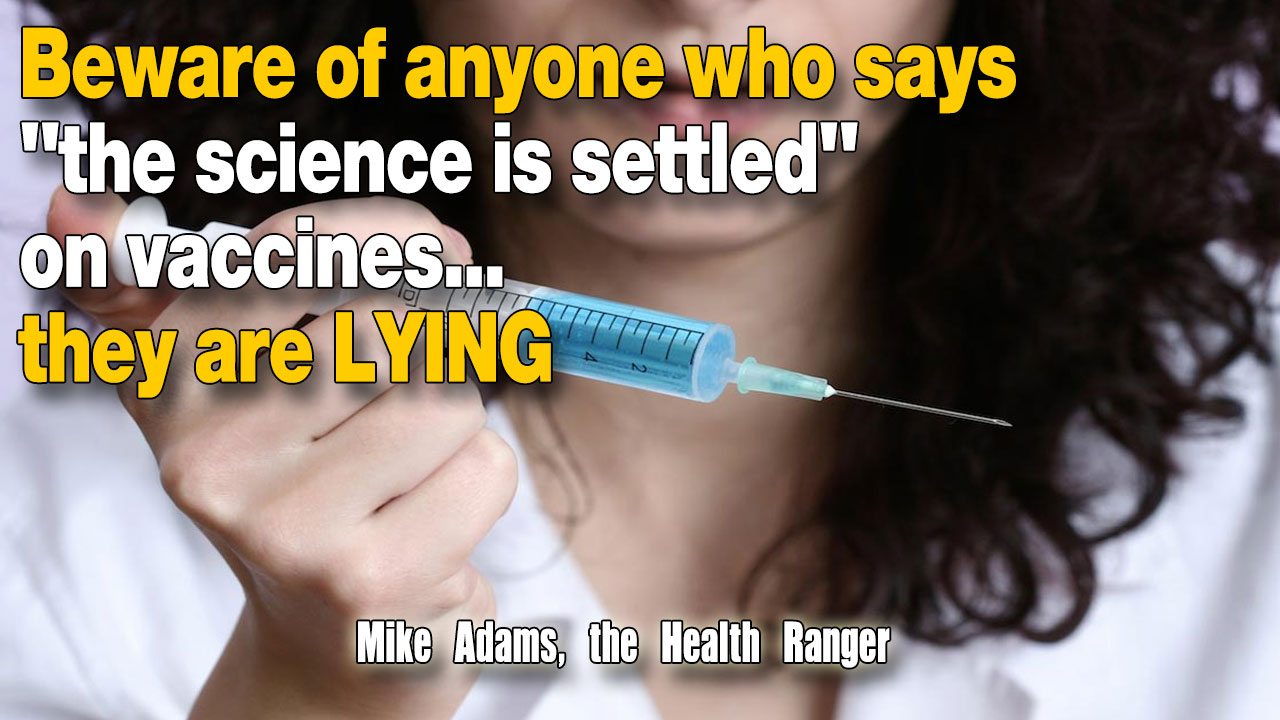 Image: Beware of anyone who says “the science is settled” on vaccines… they are lying (Video)