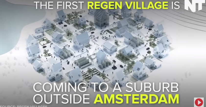 Image: Self Sustaining Neighborhood Produces Its Own Power And Food (Video)