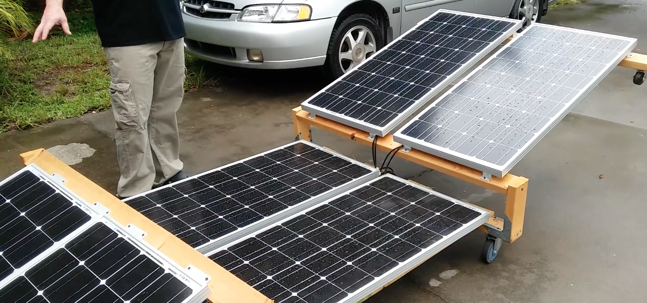 Image: Canning chicken with a solar generator (Video)