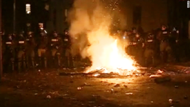Image: Hillary Supporters burn American, riot, threaten to kill Trump after losing election