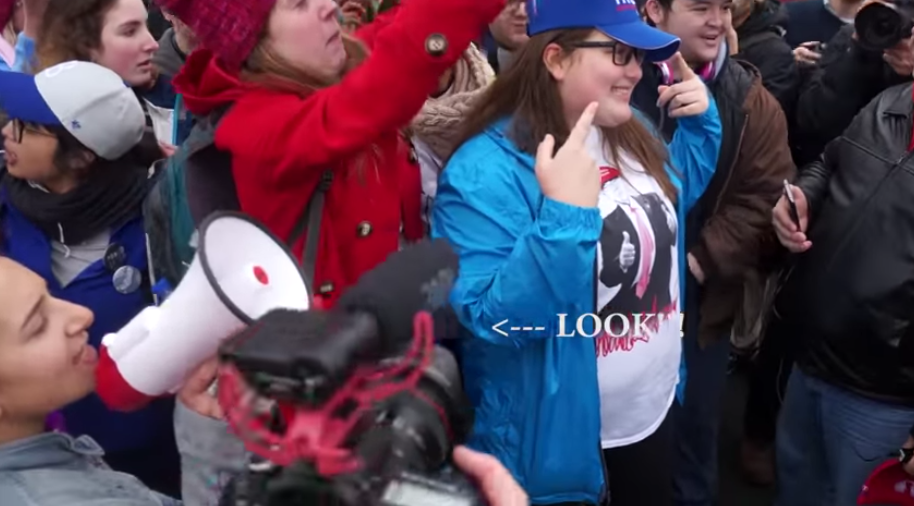 Image: Anti-Trump Protester Lights a Girl’s Hair on Fire (Video)