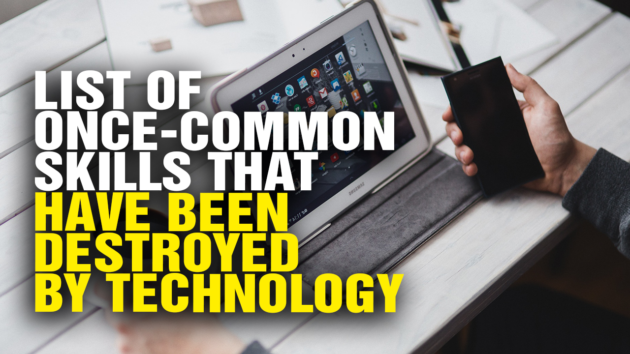 Image: Check out This List of Once-Common Skills That Have Been Destroyed by Technology (Video)