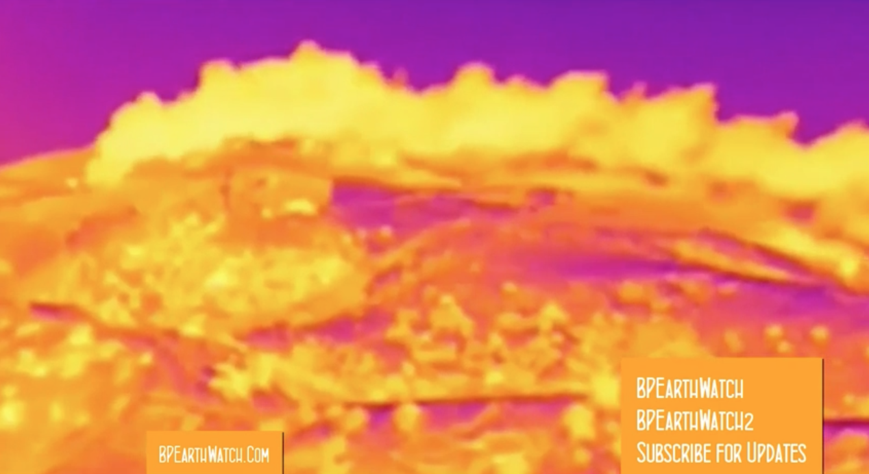 Image: L.A.Methane Rupture, Filling the Los Angeles Basin.