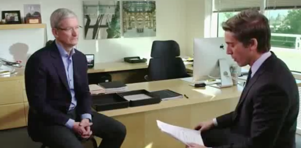 Image: Tim Cook’s | Watch EXCLUSIVE Full 15-Minute Interview On Apple’s Fight With the FBI (Video)