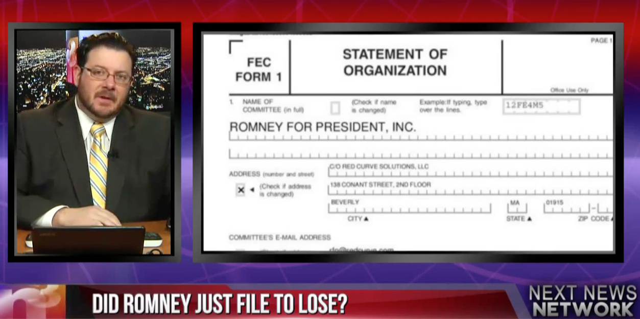 Image: Did Romney just file to lose another presidential campaign (Video)