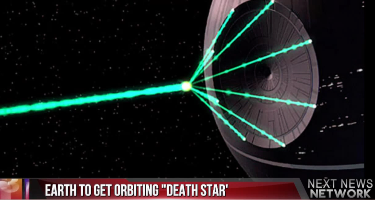 Image: Earth to get orbiting “Death Star” to blast Asteroids! (Video)