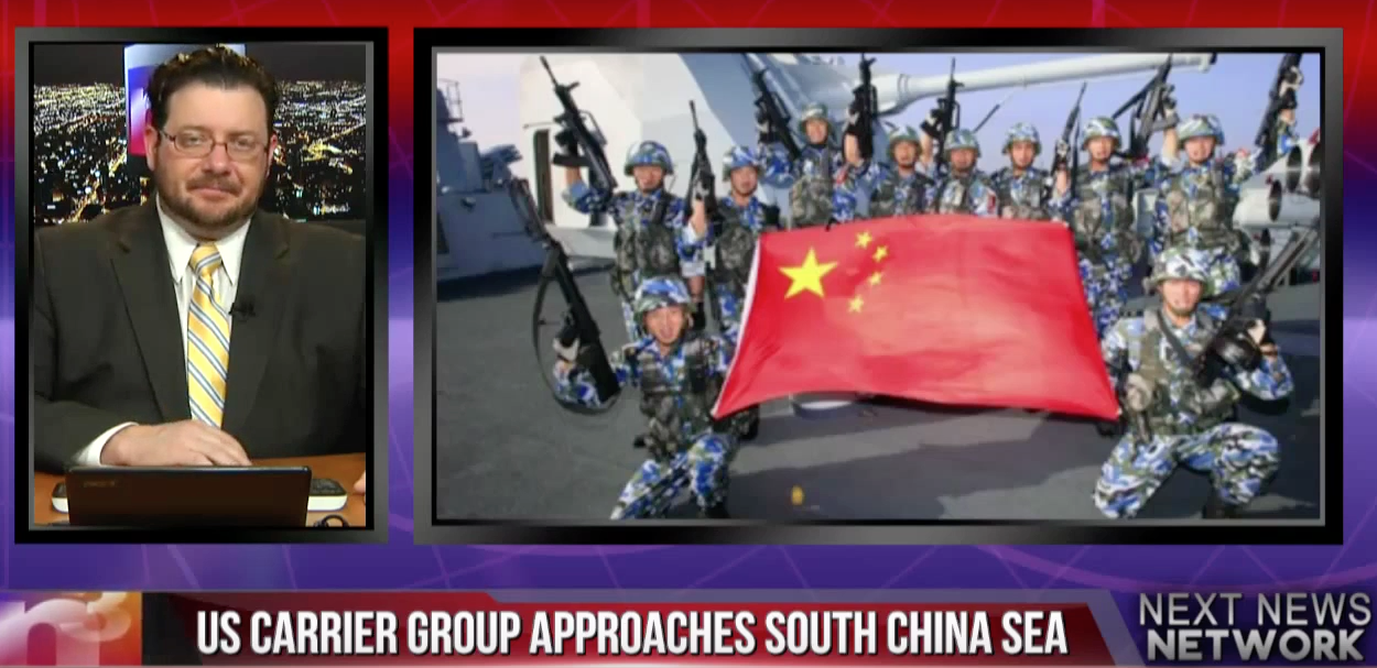 Image: SHOWDOWN: US carrier group approaches South China sea (Video)