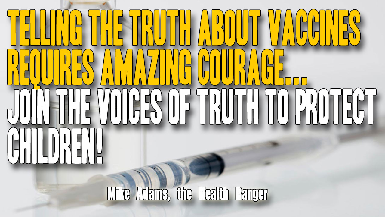 Image: Telling the truth about vaccines requires amazing courage… join the voices of truth to protect children! (Video)