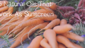 5 natural sunscreen oils