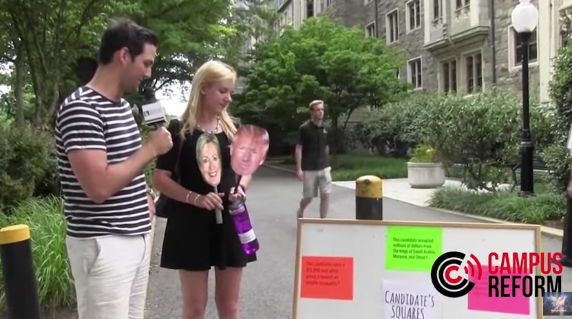 Image: Candidate Game: Hillary Voters Shocked to Learn the Truth About Her (Video)