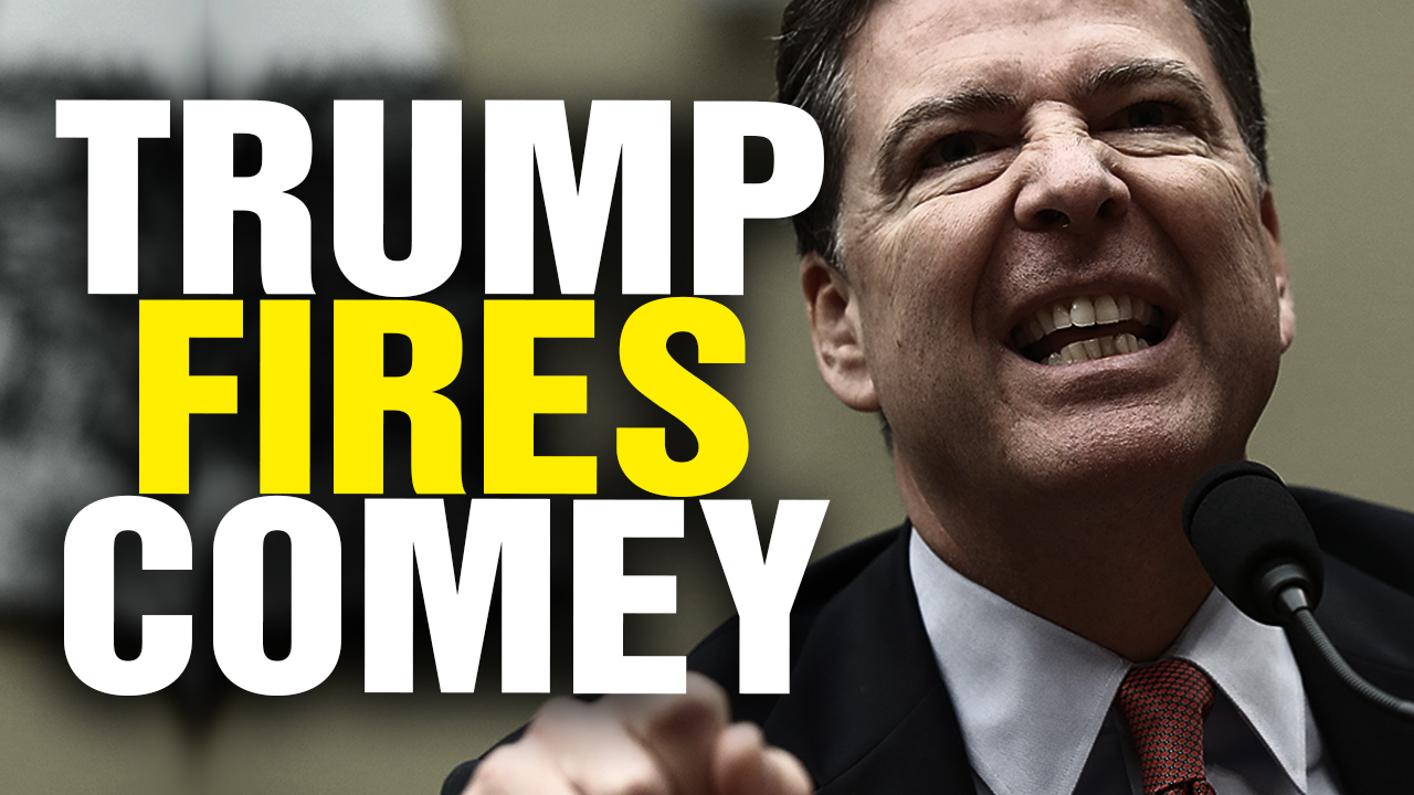 Image: Trump FIRES Comey, Dems go INSANE (Video)