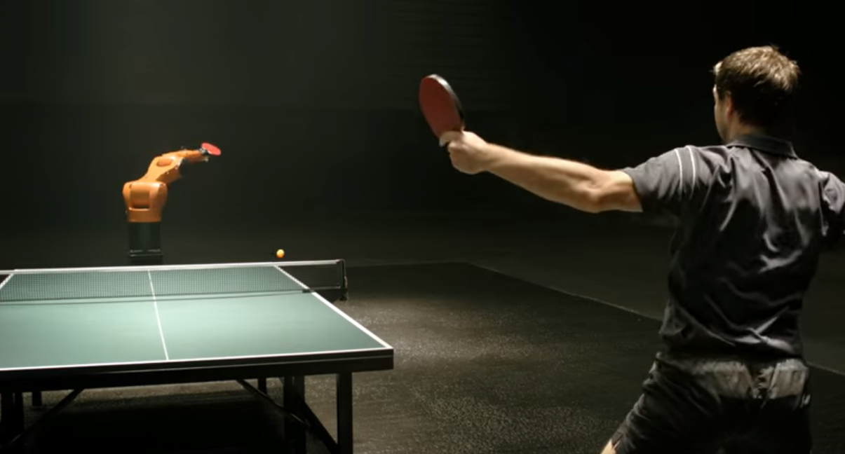 Image: Robot Vs. Table Tennis Legend Timo Boll – Who Will Win? (Video)