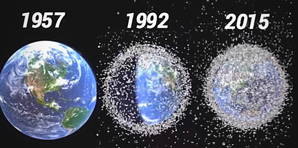 Image: Space Junk May Soon Prohibit Future Space Travel, Weather and GPS Satellites (Video)