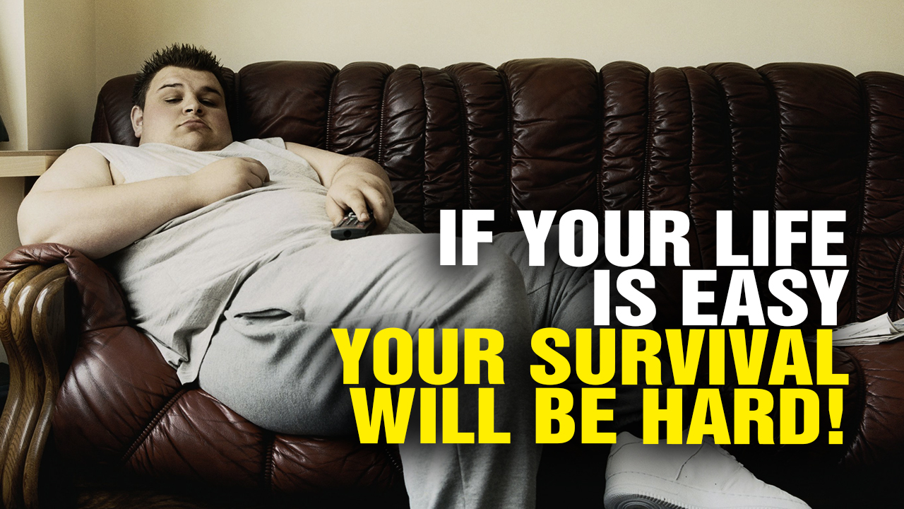 Image: If Your Life Is EASY, Survival Will Be HARD (Video)