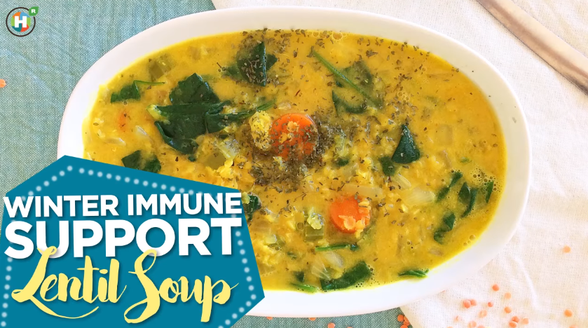 Image: Winter Immune Support: Lentil Soup Recipe (Video)